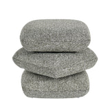 Load image into Gallery viewer, Duhome Sitzhocker aus Bouclé Stoff Ottoman 360° Drehbar Polsterhocker Modern Hocker für Wohnzimmer Schlafzimmer Flur, 9272