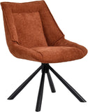 Load image into Gallery viewer, Duhome Esszimmerstuhl, Chenille-Stoff, 180° drehbar Automatische Rückstellfunktion, als Bürostuhl, Schminktischstuhl, Lounge Stuhl, 8626A
