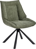 Load image into Gallery viewer, Duhome Esszimmerstuhl, Chenille-Stoff, 180° drehbar Automatische Rückstellfunktion, als Bürostuhl, Schminktischstuhl, Lounge Stuhl, 8626A