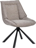 Load image into Gallery viewer, Duhome Esszimmerstuhl, Chenille-Stoff, 180° drehbar Automatische Rückstellfunktion, als Bürostuhl, Schminktischstuhl, Lounge Stuhl, 8626A