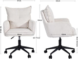 Load image into Gallery viewer, Duhome Bürostuhl Schreibtischstuhl aus Kordsamt, Drehstuhl Schminktisch Stuhl Höhenverstellbar Computerstuhl 9-237