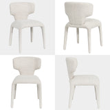 Load image into Gallery viewer, Duhome Essstuhl 2er Set Küchenstuhl Vollbedeckung Bouclé Material Leicht Luxus minimalistischer Stil für Küchen Wohnzimmer Schlafzimmer Max Ladung bis 130 kg, 8645A