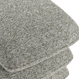 Load image into Gallery viewer, Duhome Sitzhocker aus Bouclé Stoff Ottoman 360° Drehbar Polsterhocker Modern Hocker für Wohnzimmer Schlafzimmer Flur, 9272