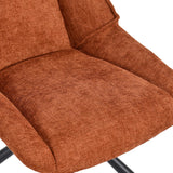 Load image into Gallery viewer, Duhome Esszimmerstuhl, Chenille-Stoff, 180° drehbar Automatische Rückstellfunktion, als Bürostuhl, Schminktischstuhl, Lounge Stuhl, 8626A