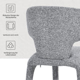 Load image into Gallery viewer, Duhome Essstuhl 2er Set Küchenstuhl Vollbedeckung Bouclé Material Leicht Luxus minimalistischer Stil für Küchen Wohnzimmer Schlafzimmer Max Ladung bis 130 kg, 8645A