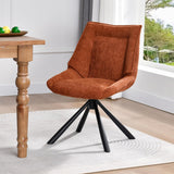 Load image into Gallery viewer, Duhome Esszimmerstuhl, Chenille-Stoff, 180° drehbar Automatische Rückstellfunktion, als Bürostuhl, Schminktischstuhl, Lounge Stuhl, 8626A