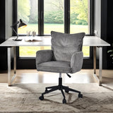 Load image into Gallery viewer, Duhome Bürostuhl Schreibtischstuhl aus Kordsamt, Drehstuhl Schminktisch Stuhl Höhenverstellbar Computerstuhl 9-237