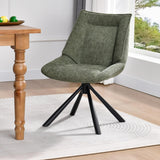Load image into Gallery viewer, Duhome Esszimmerstuhl, Chenille-Stoff, 180° drehbar Automatische Rückstellfunktion, als Bürostuhl, Schminktischstuhl, Lounge Stuhl, 8626A