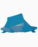 Laden Sie das Bild in den Galerie-Viewer, Strandmuschel Pop Up Strandzelt Blau Polyester blitzschneller Aufbau Wetter- und Sichtschutz Duhome BT-006